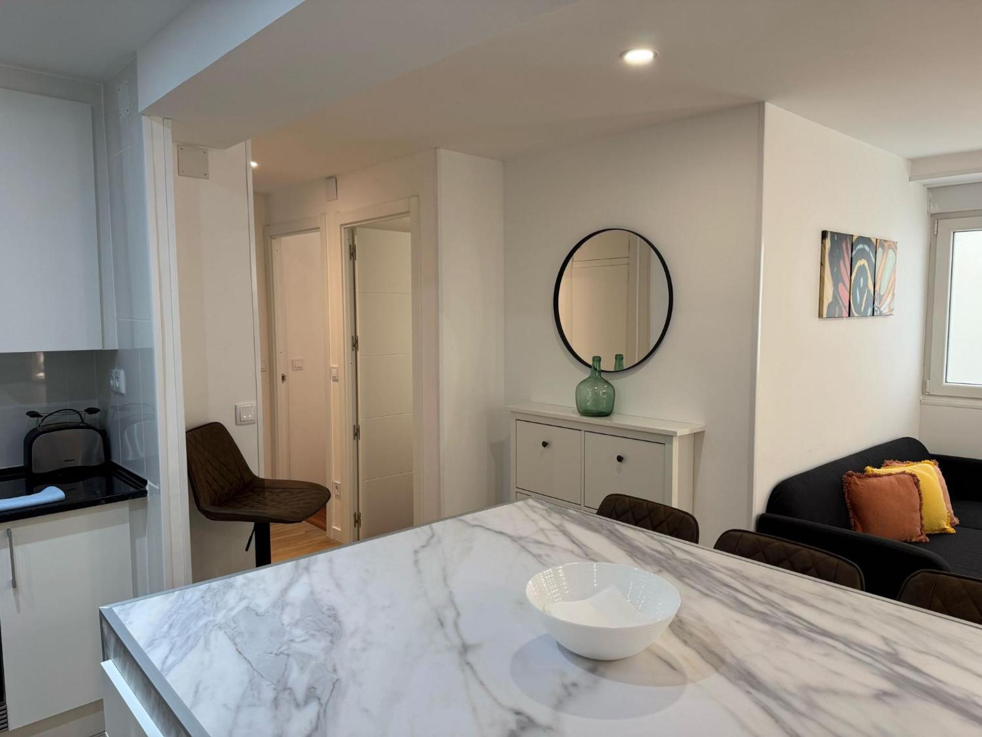 Entire Apartament 1 Minute From The Historical Center 圣地亚哥－德孔波斯特拉 外观 照片